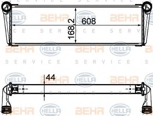 Радиатор, охлаждение двигателя 8MK 376 756-541 HELLA