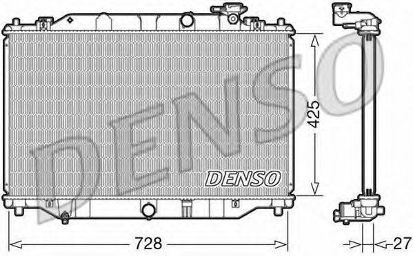 Радиатор, охлаждение двигателя DRM44040 DENSO