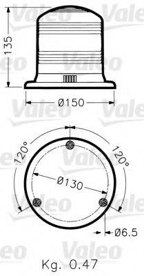 Фонарь 040016 VALEO