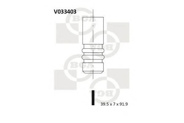 Впускной клапан V033403 BGA