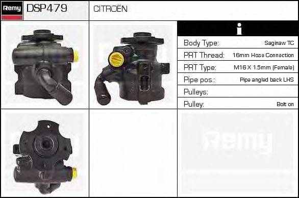 Гидравлический насос, рулевое управление DSP479 REMY