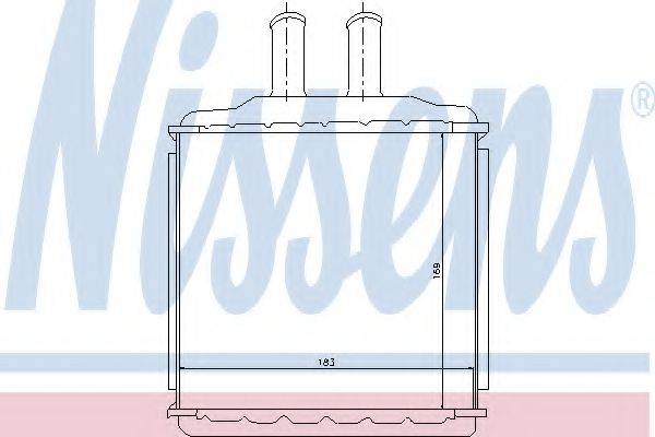 Теплообменник, отопление салона 76509 NISSENS