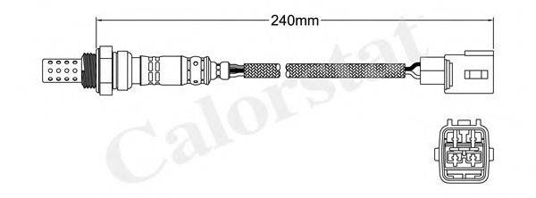 Лямбда-зонд LS140368 CALORSTAT by Vernet
