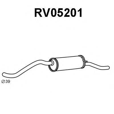 Глушитель выхлопных газов конечный RV05201 VENEPORTE