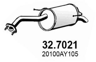 Глушитель выхлопных газов конечный 32.7021 ASSO