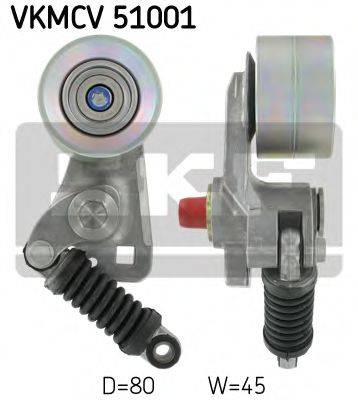 Натяжной ролик, поликлиновой  ремень VKMCV 51001 SKF