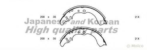 Комплект тормозных колодок D082-20 ASHUKI