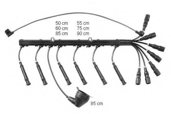 Комплект проводов зажигания ZEF1236 BERU