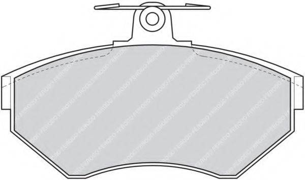 Комплект тормозных колодок, дисковый тормоз 301330 VALEO