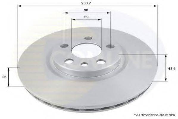 Тормозной диск ADC1522V COMLINE