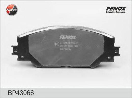 Комплект тормозных колодок, дисковый тормоз BP43066 FENOX