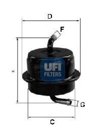 Фильтр топливный 31.673.00 UFI