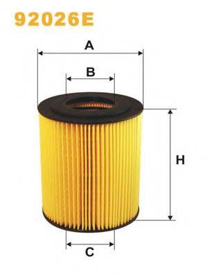 Фильтр масляный 92026E WIX FILTERS