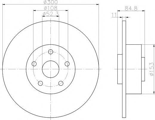 Тормозной диск R1022PCA LPR