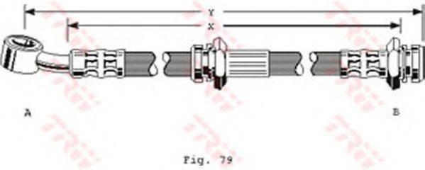 Тормозной шланг PHD170 TRW