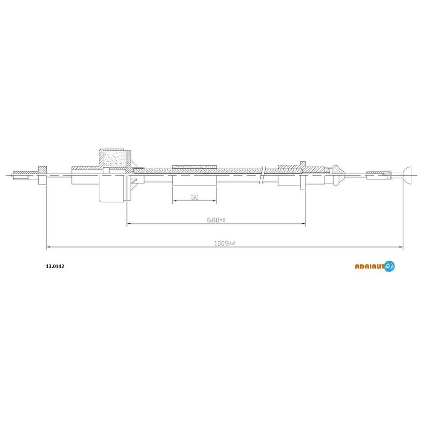Тросик сцепления Adriauto
