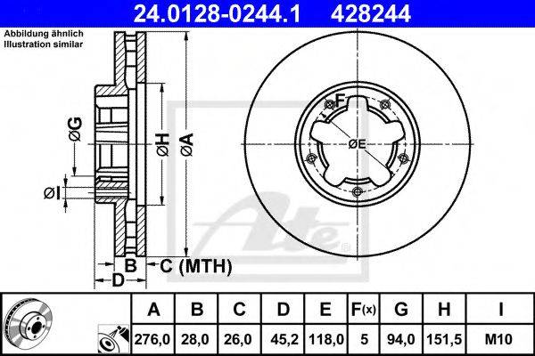 Тормозной диск 23-1177 METELLI