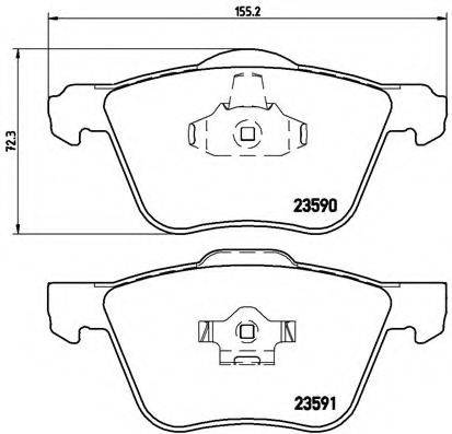 Рисунок P 86 022 BREMBO