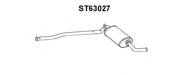 Глушитель выхлопных газов конечный ST63027 VENEPORTE