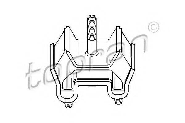 Подвеска, двигатель 401 688 TOPRAN