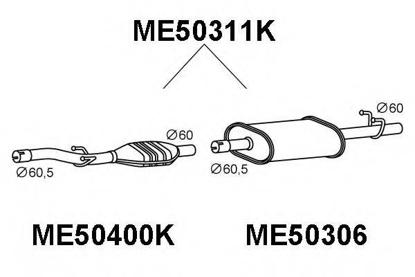 Катализатор ME50311K VENEPORTE