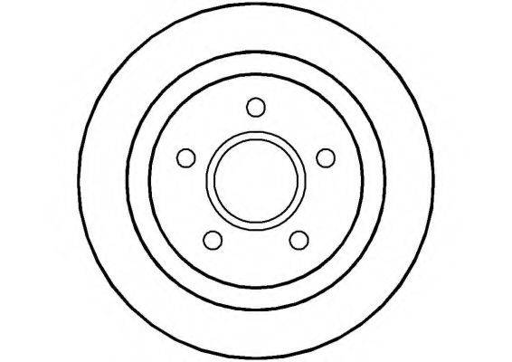 Тормозной диск NBD508 NATIONAL