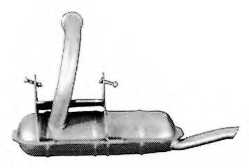 Глушитель выхлопных газов конечный 27.10.00 IMASAF