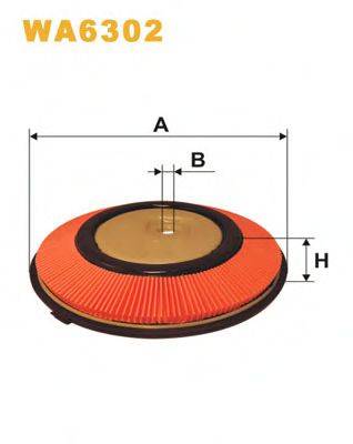 Фильтр воздушный WA6302 WIX FILTERS