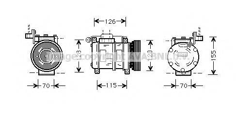 Компрессор BWK040 AVA QUALITY COOLING