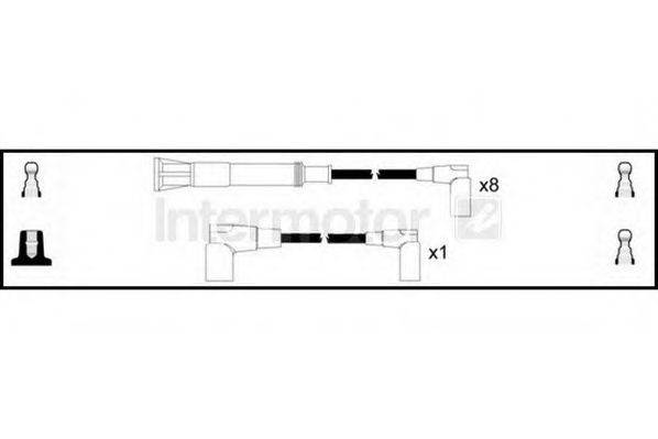 Комплект проводов зажигания 73765 STANDARD
