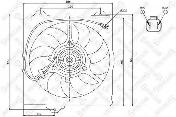 Вентилятор 29-99459-SX STELLOX