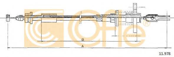 Тросик газа 11.978 COFLE
