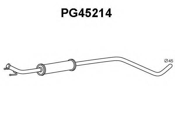 Предглушитель выхлопных газов PG45214 VENEPORTE