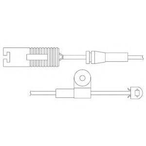 Контрольный контакт, контроль слоя тормозных колодок LZ0140 DELPHI