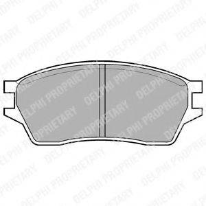 Комплект тормозных колодок, дисковый тормоз KBP-2060 KAVO PARTS