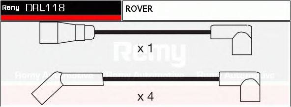 Комплект проводов зажигания DRL118 REMY