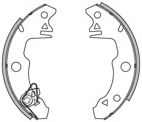 Комплект тормозных колодок BSA2005.00 OPEN PARTS