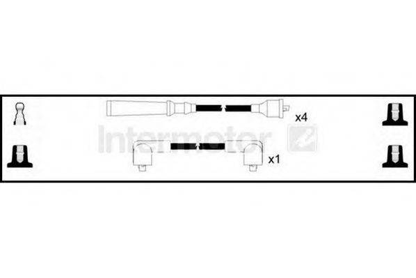 Комплект проводов зажигания 73956 STANDARD