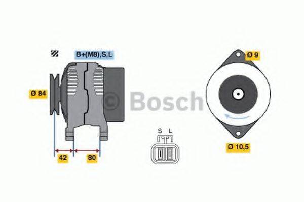 Генератор 0 986 045 651 BOSCH