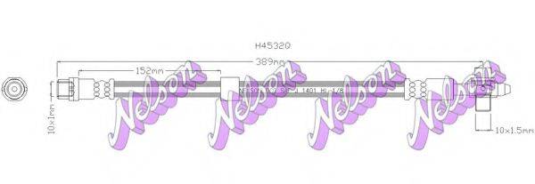 Тормозной шланг H4532Q BROVEX-NELSON