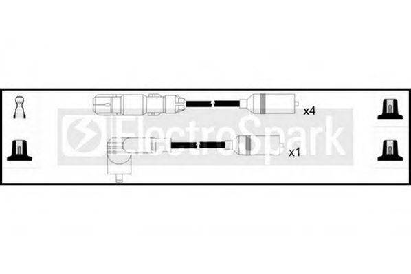 Комплект проводов зажигания OEK979 STANDARD