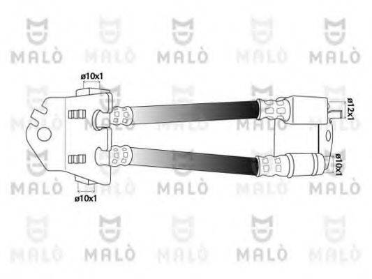 Тормозной шланг 80453 MALO