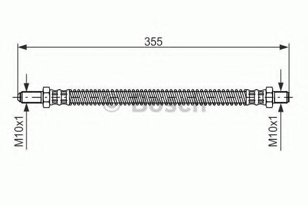 Тормозной шланг 1 987 481 093 BOSCH