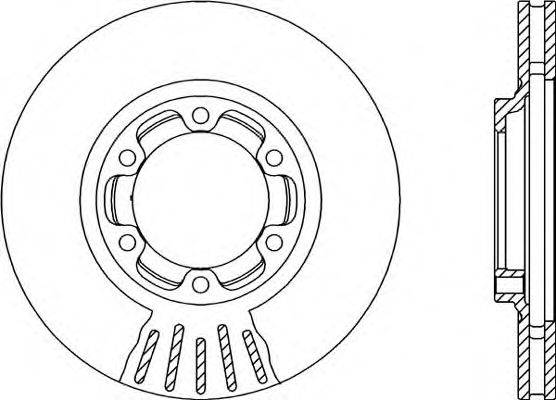 Тормозной диск BDR2122.20 OPEN PARTS