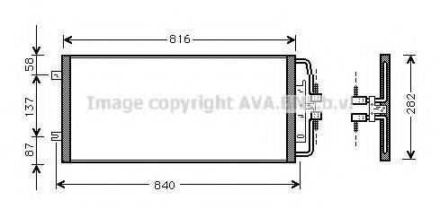 Конденсатор, кондиционер OL5302 AVA QUALITY COOLING