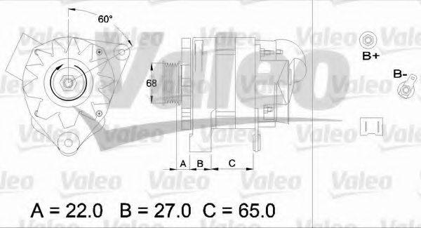 Генератор 436457 VALEO