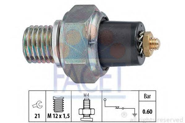 Датчик давления масла 7.0020 FACET