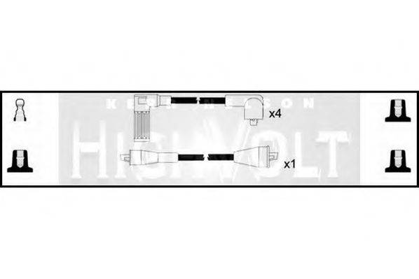 Комплект проводов зажигания OEF322 STANDARD