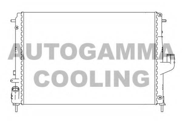 Радиатор, охлаждение двигателя 105782 AUTOGAMMA
