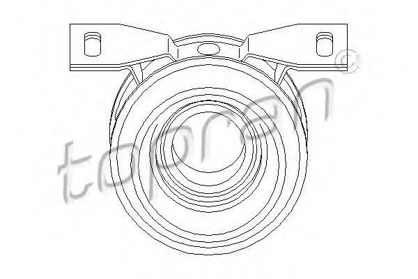 Подвеска, карданный вал 304 072 TOPRAN